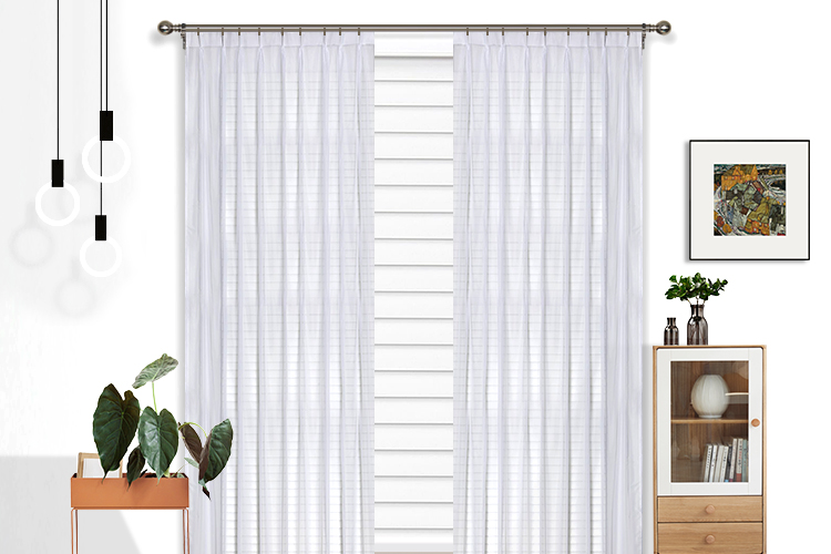 Buy 50mm Smooth Slat PVC Blinds White/Stone Online Curtain