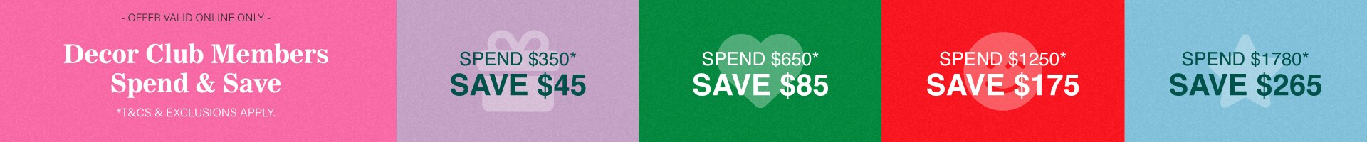 Spend and Save
