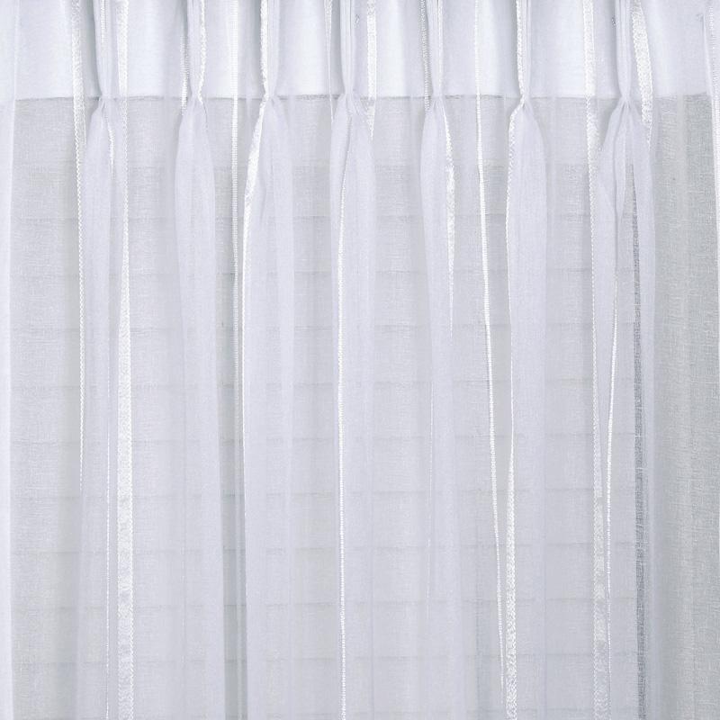 Yellow And Blue Shower Curtain Pinch Pleated Semi Sheers