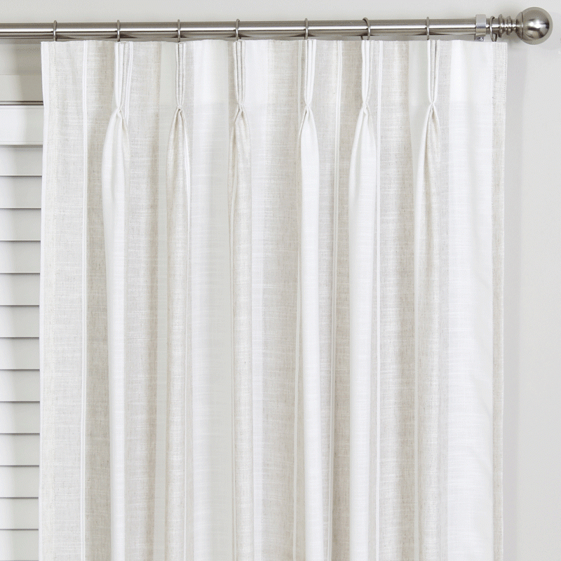 Buy Woolhara Sheer Pinch Pleat Curtains 250cm Online Curtain